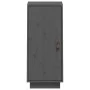 Aparador de madera maciza de pino gris 34x40x75 cm de vidaXL, Aparadores - Ref: Foro24-820114, Precio: 72,64 €, Descuento: %