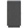 Aparador de madera maciza de pino gris 34x40x75 cm de vidaXL, Aparadores - Ref: Foro24-820114, Precio: 72,64 €, Descuento: %