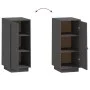 Aparador de madera maciza de pino gris 34x40x75 cm de vidaXL, Aparadores - Ref: Foro24-820114, Precio: 72,64 €, Descuento: %