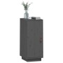 Aparador de madera maciza de pino gris 34x40x75 cm de vidaXL, Aparadores - Ref: Foro24-820114, Precio: 73,56 €, Descuento: %