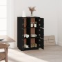 Aparador de madera maciza de pino negro 67x40x108,5 cm de vidaXL, Aparadores - Ref: Foro24-820176, Precio: 152,94 €, Descuent...