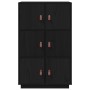 Aparador de madera maciza de pino negro 67x40x108,5 cm de vidaXL, Aparadores - Ref: Foro24-820176, Precio: 152,94 €, Descuent...