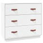 Aparador madera maciza de pino blanco 80x40x75 cm de vidaXL, Aparadores - Ref: Foro24-820108, Precio: 111,68 €, Descuento: %