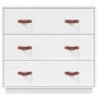 Aparador madera maciza de pino blanco 80x40x75 cm de vidaXL, Aparadores - Ref: Foro24-820108, Precio: 111,68 €, Descuento: %
