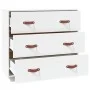 Solid white pine wood sideboard 80x40x75 cm by vidaXL, Sideboards - Ref: Foro24-820108, Price: 110,51 €, Discount: %