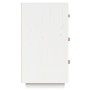 Aparador madera maciza de pino blanco 80x40x75 cm de vidaXL, Aparadores - Ref: Foro24-820108, Precio: 111,68 €, Descuento: %