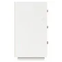Solid white pine wood sideboard 80x40x75 cm by vidaXL, Sideboards - Ref: Foro24-820108, Price: 110,51 €, Discount: %