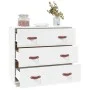 Solid white pine wood sideboard 80x40x75 cm by vidaXL, Sideboards - Ref: Foro24-820108, Price: 110,51 €, Discount: %