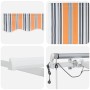 Toldo Retráctil Multicolor 600 x 300 cm Poliéster y metal en Toldos | Comprar online en Foru.es