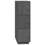 Aparador alto de madera maciza de pino gris 34x40x108,5 cm de vidaXL, Aparadores - Ref: Foro24-820169, Precio: 97,61 €, Descu...