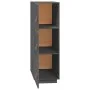 Aparador alto de madera maciza de pino gris 34x40x108,5 cm de vidaXL, Aparadores - Ref: Foro24-820169, Precio: 96,35 €, Descu...