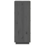 Aparador alto de madera maciza de pino gris 34x40x108,5 cm de vidaXL, Aparadores - Ref: Foro24-820169, Precio: 97,61 €, Descu...
