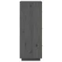 Aparador alto de madera maciza de pino gris 34x40x108,5 cm de vidaXL, Aparadores - Ref: Foro24-820169, Precio: 96,35 €, Descu...