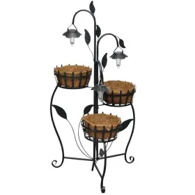 Pflanzkorb mit LED-Lichtern von vidaXL, Töpfe und Pflanzgefäße - Ref: Foro24-40543, Preis: 85,29 €, Rabatt: %
