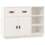 Aparador de madera maciza de pino blanco 98,5x40x75 cm de vidaXL, Aparadores - Ref: Foro24-820138, Precio: 121,44 €, Descuent...
