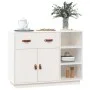 Aparador de madera maciza de pino blanco 98,5x40x75 cm de vidaXL, Aparadores - Ref: Foro24-820138, Precio: 121,44 €, Descuent...
