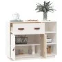 Aparador de madera maciza de pino blanco 98,5x40x75 cm de vidaXL, Aparadores - Ref: Foro24-820138, Precio: 121,44 €, Descuent...