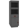 Aparador alto de madera maciza de pino gris 34x40x108,5 cm de vidaXL, Aparadores - Ref: Foro24-820154, Precio: 96,35 €, Descu...
