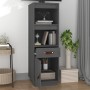Aparador alto de madera maciza de pino gris 34x40x108,5 cm de vidaXL, Aparadores - Ref: Foro24-820154, Precio: 96,35 €, Descu...