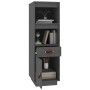 Aparador alto de madera maciza de pino gris 34x40x108,5 cm de vidaXL, Aparadores - Ref: Foro24-820154, Precio: 96,35 €, Descu...