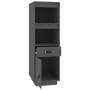 Aparador alto de madera maciza de pino gris 34x40x108,5 cm de vidaXL, Aparadores - Ref: Foro24-820154, Precio: 96,35 €, Descu...