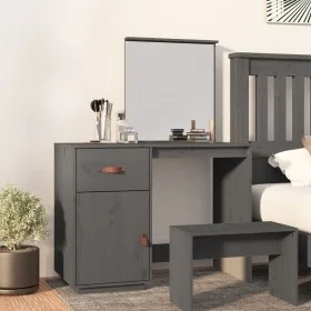 Solid gray pine wood dressing table 95x50x134 cm by vidaXL, Bedroom Dressers - Ref: Foro24-820089, Price: 148,94 €, Discount: %