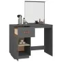 Solid gray pine wood dressing table 95x50x134 cm by vidaXL, Bedroom Dressers - Ref: Foro24-820089, Price: 148,94 €, Discount: %