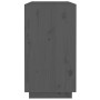 Aparador de madera maciza de pino gris 100x40x75 cm de vidaXL, Aparadores - Ref: Foro24-820134, Precio: 158,01 €, Descuento: %