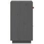Aparador de madera maciza de pino gris 34x40x75 cm de vidaXL, Aparadores - Ref: Foro24-820124, Precio: 68,09 €, Descuento: %