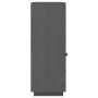 Aparador alto madera maciza de pino gris 100x40x108,5 cm de vidaXL, Aparadores - Ref: Foro24-820164, Precio: 191,48 €, Descue...