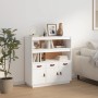Aparador alto madera maciza de pino blanco 100x40x108,5 cm de vidaXL, Aparadores - Ref: Foro24-820163, Precio: 159,07 €, Desc...