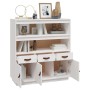 Aparador alto madera maciza de pino blanco 100x40x108,5 cm de vidaXL, Aparadores - Ref: Foro24-820163, Precio: 159,07 €, Desc...