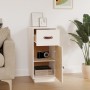 Aparador de madera maciza de pino blanco 34x40x75 cm de vidaXL, Aparadores - Ref: Foro24-820123, Precio: 64,43 €, Descuento: %