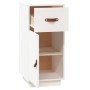 Aparador de madera maciza de pino blanco 34x40x75 cm de vidaXL, Aparadores - Ref: Foro24-820123, Precio: 64,43 €, Descuento: %
