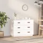 Aparador madera maciza de pino blanco 100x40x75 cm de vidaXL, Aparadores - Ref: Foro24-820143, Precio: 140,90 €, Descuento: %