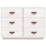 Aparador madera maciza de pino blanco 100x40x75 cm de vidaXL, Aparadores - Ref: Foro24-820143, Precio: 142,37 €, Descuento: %