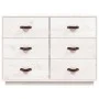 Sideboard aus massivem weißem Kiefernholz, 100 x 40 x 75 cm von vidaXL, Sideboards - Ref: Foro24-820143, Preis: 140,90 €, Rab...