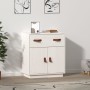 Aparador de madera maciza de pino blanco 65,5x40x75 cm de vidaXL, Aparadores - Ref: Foro24-820128, Precio: 90,86 €, Descuento: %