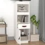 Aparador alto madera maciza de pino blanco 34x40x108,5 cm de vidaXL, Aparadores - Ref: Foro24-820153, Precio: 78,08 €, Descue...