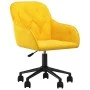 Silla de oficina giratoria de terciopelo amarillo de vidaXL, Sillas de oficina - Ref: Foro24-344874, Precio: 79,27 €, Descuen...