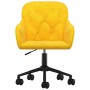 Silla de oficina giratoria de terciopelo amarillo de vidaXL, Sillas de oficina - Ref: Foro24-344874, Precio: 80,77 €, Descuen...