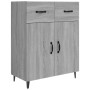 Aparador de madera de ingeniería gris Sonoma 69,5x34x90 cm de vidaXL, Aparadores - Ref: Foro24-817361, Precio: 71,90 €, Descu...
