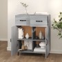 Aparador de madera de ingeniería gris Sonoma 69,5x34x90 cm de vidaXL, Aparadores - Ref: Foro24-817361, Precio: 71,90 €, Descu...
