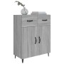 Aparador de madera de ingeniería gris Sonoma 69,5x34x90 cm de vidaXL, Aparadores - Ref: Foro24-817361, Precio: 71,90 €, Descu...