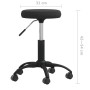 Silla de oficina giratoria de terciopelo negro en Sillas de oficina | Comprar online en Foru.es