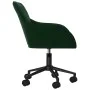 Silla de oficina giratoria de terciopelo verde oscuro de vidaXL, Sillas de oficina - Ref: Foro24-344869, Precio: 91,72 €, Des...