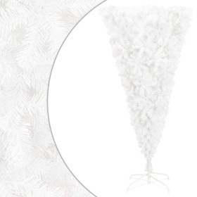 Árbol de Navidad artificial al revés con soporte blanco 180 cm de vidaXL, Arboles de navidad - Ref: Foro24-344667, Precio: 36...