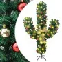 Cactus de Navidad con soporte y LEDs verde 150 cm PVC de vidaXL, Arboles de navidad - Ref: Foro24-344655, Precio: 52,99 €, De...