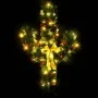 Cactus de Navidad con soporte y LEDs verde 150 cm PVC de vidaXL, Arboles de navidad - Ref: Foro24-344655, Precio: 52,99 €, De...