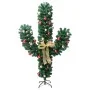 Cactus de Navidad con soporte y LEDs verde 150 cm PVC de vidaXL, Arboles de navidad - Ref: Foro24-344655, Precio: 52,99 €, De...